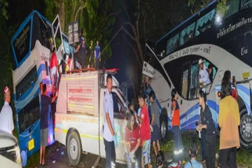 தாய்லாந்தில் பேருந்து விபத்து: 14 பேர் பலி