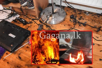 ලැප්ටොප් පරිගණකයක් පිපිරී දරුවන් දෙදෙනෙක් මියයයි. - තවත් 9ක් රෝහලේ. - (VIDEO)