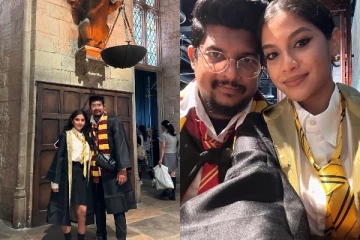 වින්ඩි සනුක දෙන්නා හරිම ආදරෙන් වෙනස්ම ඇදුමකින් හදිසියේම ගියපු ගමන... (PHOTOS)