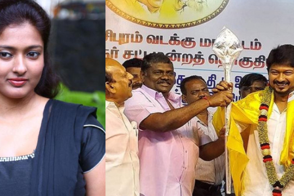 இந்துக்களே உஷார்- உதயநிதி ஸ்டாலின் குறித்து பிரபல பிக்பாஸ் நடிகை டுவீட் | Biggboss Hindu Udhaya Nidhi