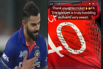 Asia Cup 2022 : விராட் நீங்க எங்களோட பெரிய இன்ஸ்பிரேஷன் - கோலியை நெகிழ வைத்த ஹாங்காங் அணி