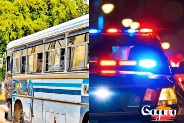 බස්රථ රියදුරා බීමතින් ඉදලා.....