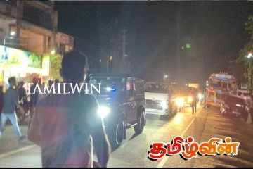 றிசாட் - மஸ்தான் ஆதரவாளர்களிடையே முறுகல்: வாகன தொடரணி மீது தாக்குதல்