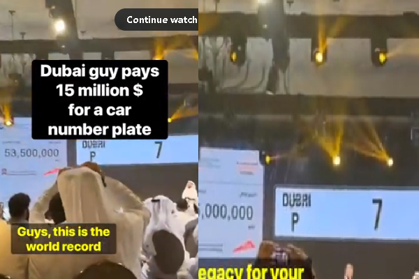 ஒரு நம்பர் பிளேட்டின் விலை ரூ.122 கோடியா ? கின்னஸ் சாதனை படைத்த ஏலம் | Number Plate Costs Rs 122 Crores ஒரு நம்பர் பிளேட்டின் விலை ரூ.122 கோடியா ? கின்னஸ் சாதனை படைத்த ஏலம் | Number Plate Costs Rs 122 Crores