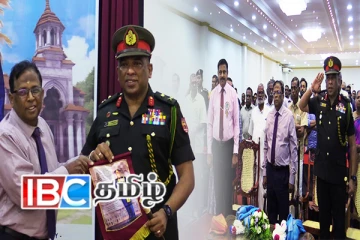 யாழ் - கிளிநொச்சி முப்படை தளபதிக்கு பாராட்டு விழா!