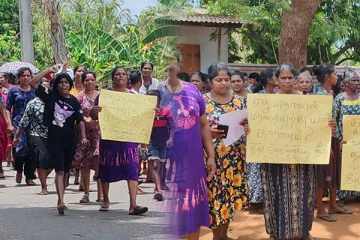 வவுனியாவில் சிறுமியின் மரணத்திற்கு நீதி கோரி போராட்டம்