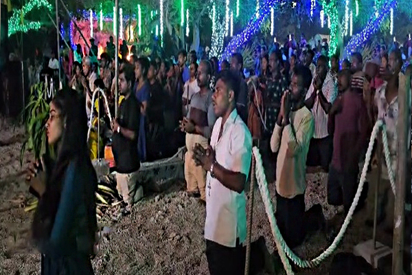 கச்சத்தீவு புனித அந்தோனியார் ஆலயத்தின் வருடாந்த திருவிழா ; ஏராளமாக குவிந்த மக்கள் | Annual Festival St Anthony S Church Kachchathivu