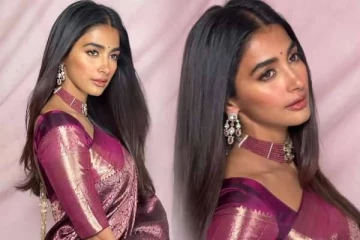 பட்டுப்புடவையில் மயக்கும் நடிகை பூஜா ஹெக்டே.. லேட்டஸ்ட் போட்டோஸ்