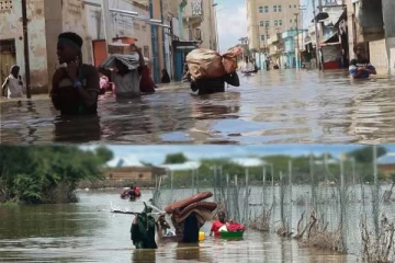 சோமாலியாவில் வெள்ளப்பெருக்கு : 96 பேர் பலி : அவசர நிலை அறிவிப்பு