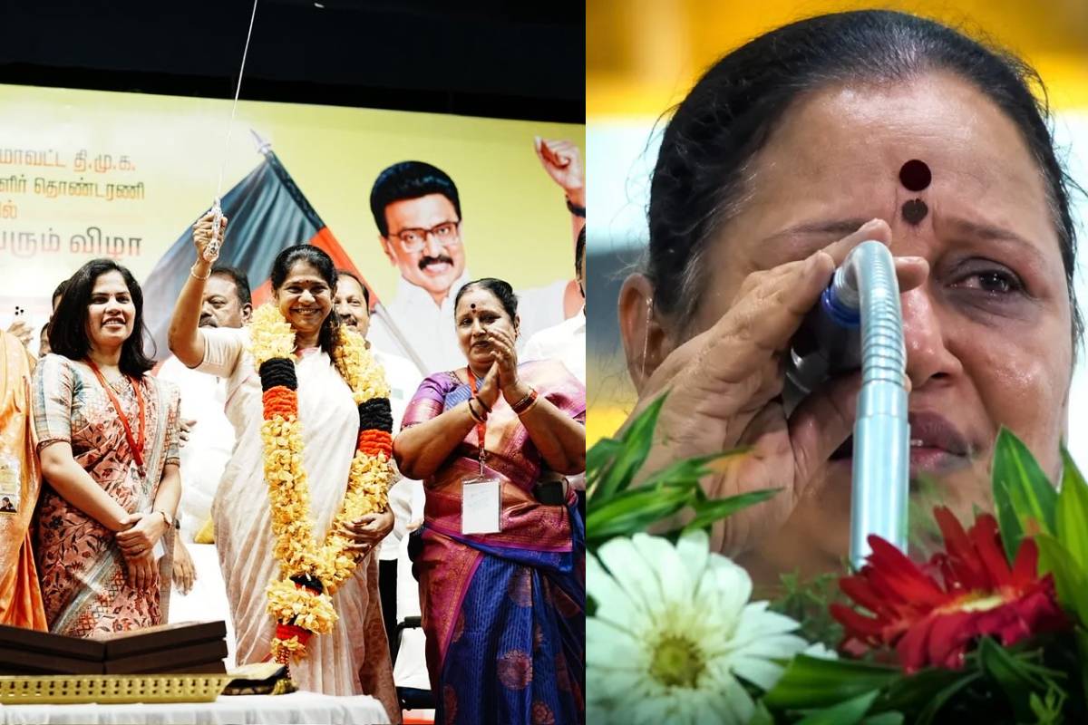 முதல்வர் விஜய்யை ஒருமையில் பேசிய திமுக நிர்வாகி; மேடையிலே கண்டித்த கனிமொழி | Kanimozhi Condemns Dmk Councilor Defamatory Speech