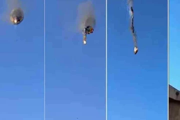 பிரேசிலில் வெப்பக்காற்று பலூன் தீப்பற்றி விபத்து ; 8 பேர் பலி