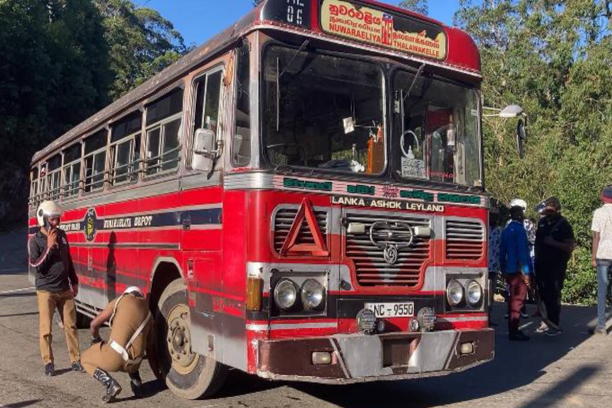 நானுஓயாவில் கோர விபத்து! பேருந்து சக்கரத்தில் சிக்கி பெண் படுகாயம் - சாரதி கைது | Nuwaraeliya Nanuoya Accident