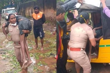 பெண் பொலிசாரால் தோளில் தூக்கிச் செல்லப்பட்ட இளைஞர்: சிகிச்சை பலனின்றி உயிரிழப்பு