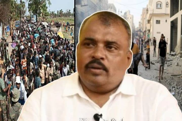 தமிழினப்படுகொலைகளை போல் பலஸ்தீனத்தின் அவலங்களை வேடிக்கை பார்க்காதீர்கள்: கஜேந்திரன் காட்டம்