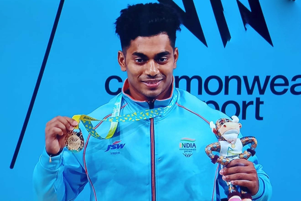 காமன்வெல்த் - இந்தியாவுக்கு 3வது தங்கத்தை வென்ற வீராங்கணை! - தமிழ்நாடு