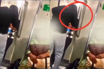 மெட்ரோவில் எல்லை மீறி முத்தமிட்ட காதலர்கள் - கடுப்பான பயணிகள்!