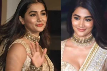 கோல்டன் சேலையில் தளபதி69 பட நடிகை பூஜா ஹெக்டே!! போட்டோஷூட்..