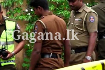 පොලිස් වෙඩිල්ලෙන් බේරුණු සැකකරු දුම්රියට පනී