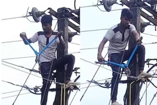 காதலியின் செல்போன் பிஸி - கிராமத்தையே பழிவாங்கிய காதலன்! | Man Arrest Cutting Electricity Lover Village Bihar