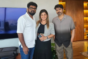 நீண்ட நாட்களின் பின் இளைய தளபதி விஜய்யை சந்தித்த நடிகை ரம்பா