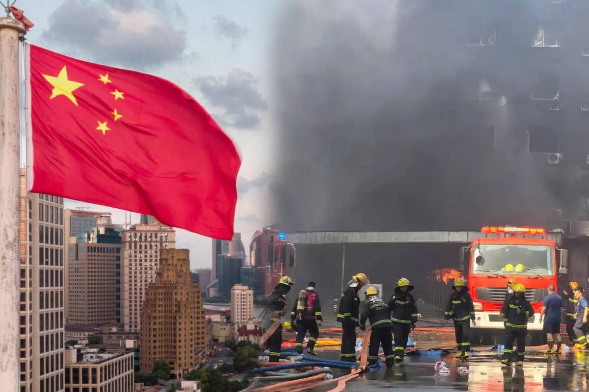 சீன காலணி தொழிற்சாலையில் ஏற்பட்ட தீ விபத்து.. 28 பேர் பலி | Chinese Shoe Factory Fire