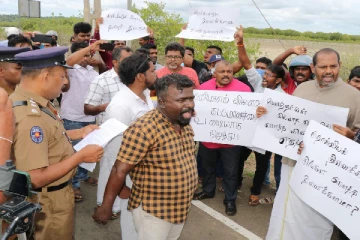 தமிழர் தலைநகரில் விகாரை அமைப்பு: வெடித்தது போராட்டம்