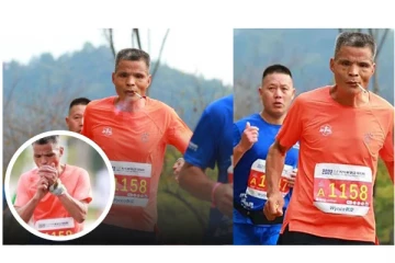 சீனாவில் மாரத்தான் - புகைப்பிடித்துக் கொண்டு சுமார் 42 கிலோ மீட்டர் ஓடிய முதியவர்...நெட்டிசன்கள் ஷாக்