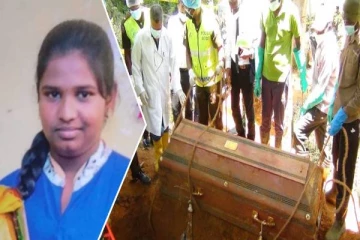 பலத்த பாதுகாப்புடன் சுமார் 9 மணிநேரம் நடைபெற்ற ஹிசாலினியின் பிரேத பரிசோதனை!