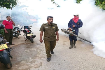 டெங்கு நோயிலிருந்து மக்களை பாதுகாக்க களச் செயற்பாடும் புகை விசிறல் நடவடிக்கையும் !