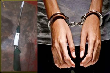 உள்நாட்டில் தயாரிக்கப்பட்ட துப்பாக்கியுடன் ஒருவர் கைது