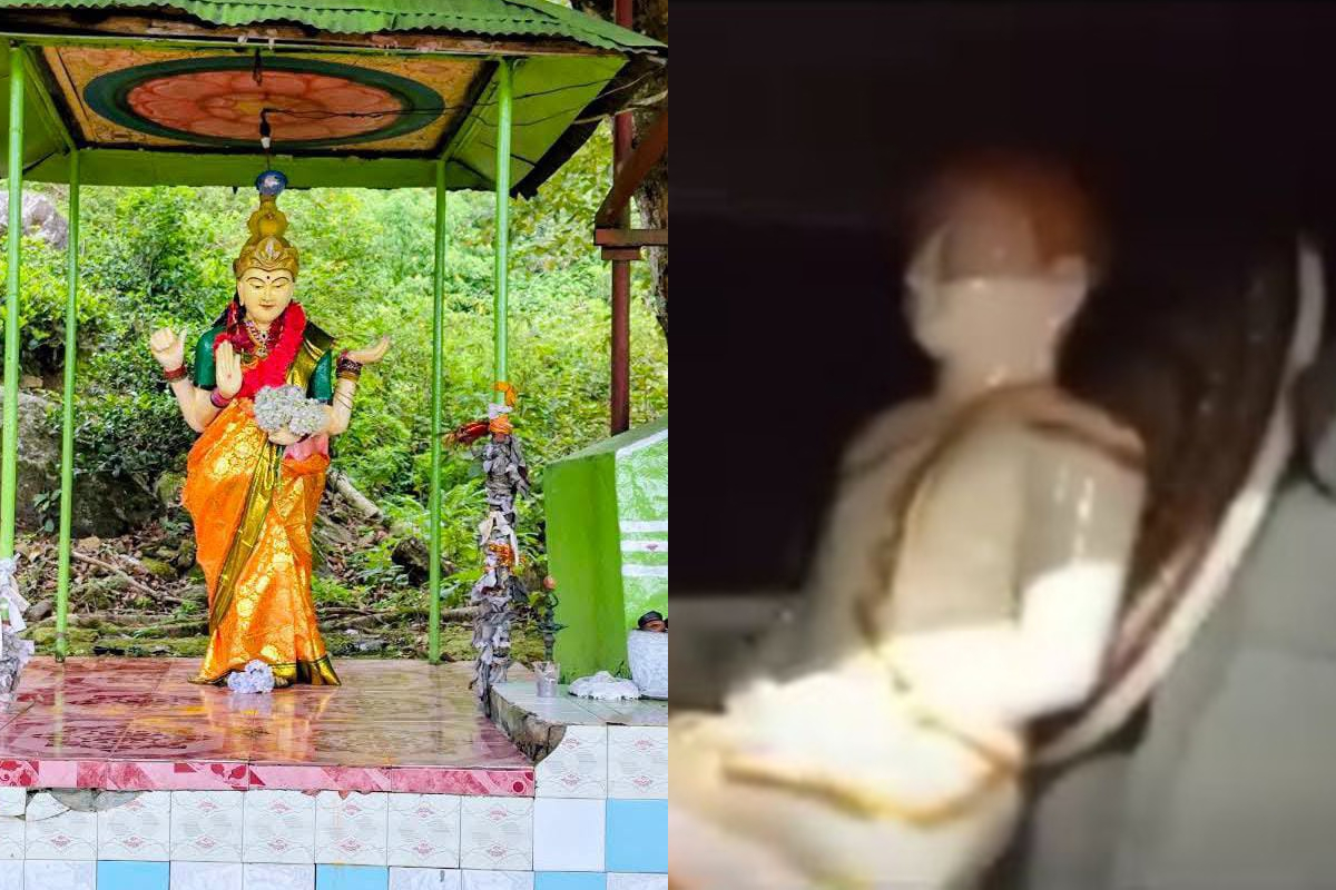 நுவரெலியாவில் அம்மன் கோவில் வளாகத்தில் புத்தர் சிலை! தடுத்து நிறுத்திய கிராம மக்கள் | Buddha Statue At Amman Temple In Nuwara Eliya
