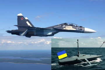 ரஷ்ய போர் விமானத்தை கடல் ட்ரோன் மூலம் வீழ்த்தி உக்ரைன் சாதனை