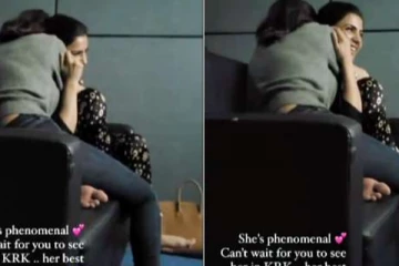 வெட்கத்தில் சமந்தாவை கட்டியணைத்த லேடி சூப்பர் ஸ்டார்!