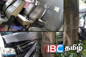 வெளிநாட்டு சுற்றுலாப் பயணிகளை ஏற்றிச்சென்ற வாகனம் விபத்து