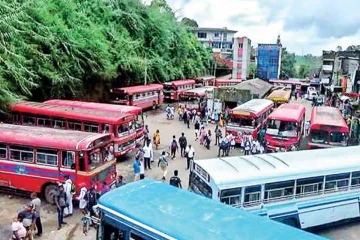 ගම්බිම් බලා යන ජනතාව වෙනුවෙන් අදත් බස් රථ රැසක් ධාවනයට