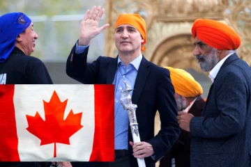 கனேடிய பிரதமர் பங்கேற்ற கூட்டத்தில் காலிஸ்தான் ஆதரவு கோஷங்கள்., ட்ரூடோ எதிர்ப்பு