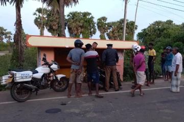 விபத்தில் சிக்கி யாழ்.இளைஞரொருவர் பலி (PHOTOS)