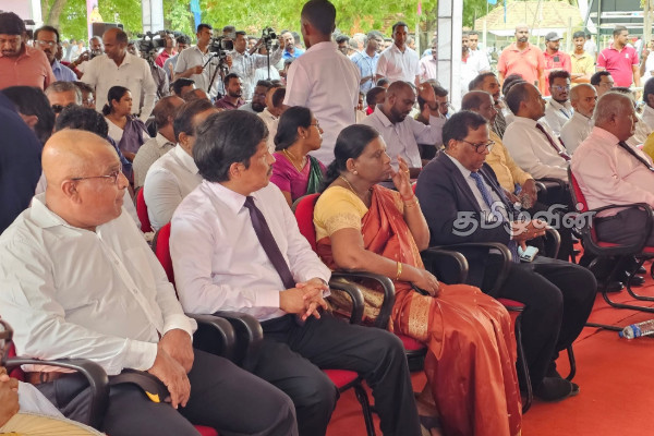 வட்டுவாகல் பாலத்தின் நிர்மாணப் பணிகள் ஜனாதிபதியால் ஆரம்பித்து வைப்பு | President Inaugurates Vattuwagal Construction