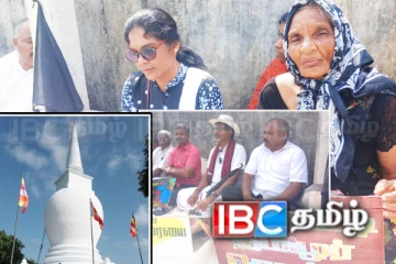 தையிட்டி சட்டவிரோத விகாரைக்கு எதிராக போராட்டம்