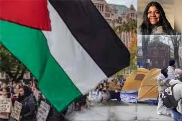 அமெரிக்காவில் பாலஸ்தீன ஆதரவு ஆர்ப்பாட்டங்களில் பங்கேற்ற இந்திய வம்சாவளி மாணவி கைது