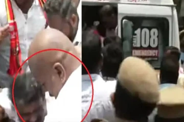 செய்தியாளர் சந்திப்பில் மயங்கி விழுந்த சீமான் : காரணம் என்ன?