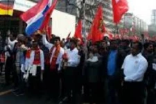 யாழ் பல்கலைக்கழக நினைவுத்தூபி அழிப்பு; ஜெனிவாவில் கண்டனப் போராட்டம்!