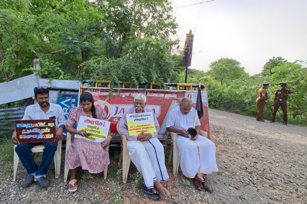 வெசாக் தினத்தில் தையிட்டி விகாரைக்கு எதிராக வெடித்த போராட்டம் | Protest Against Illegal Thaiyiddi Vihara Jaffna