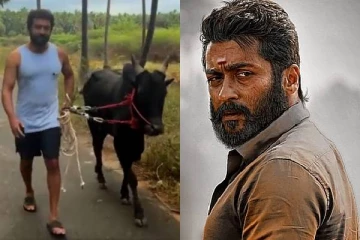 வாடிவாசல் காளைமாடுடன் நடிகர் சூர்யா ! ரசிகர்களுக்கு அவர் சொன்ன விஷயம்..