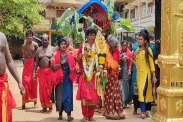 வவுனியா வேப்பங்குளம் காளி கோவிலில் இருந்து நல்லூருக்கு பாதயாத்திரை