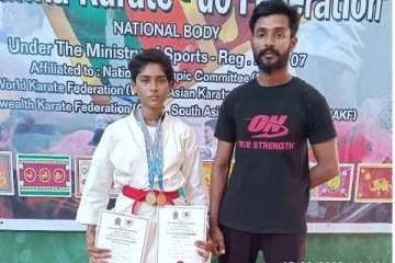 வடமாகாண பாடசாலைகளுக்கிடையிலான கராத்தே சுற்றுப் போட்டி - வவுனியாவிற்கு 4 பதக்கங்கள்