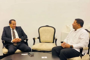இலங்கைக்கான எகிப்திய தூதுவர் மகேத் மொஸ்லேவுடன் ருவான் விஜயவர்தன சந்திப்பு