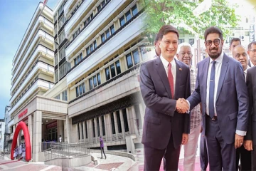 கொழும்பு தேசிய வைத்தியசாலைக்கு சீனாவால் கையளிக்கப்பட்ட புதிய கட்டடத்தொகுதி