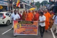 ඥානසාර හිමිට නිදහස දෙන්නැයි ඉල්ලා ඇරඹි මහා පාද යාත්‍රාව අද තුන්වන දිනයටත් ගමන් අරඹයි - අත්සන් ලක්ෂ 50ක් ගන්න යයි