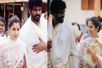 மறுவீட்டுக்கு சென்ற விக்னேஷ் நயன்தாரா -  திரும்பும் பக்கம் எல்லாம் படு கவனிப்பு..!